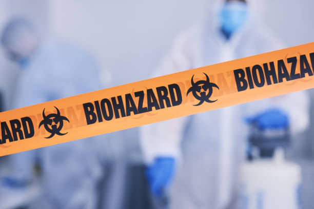 Professional Biohazard Cleanup technician working in Bogart, GA